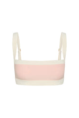 Outpost Bra - Heather Powder Pink/Ivory