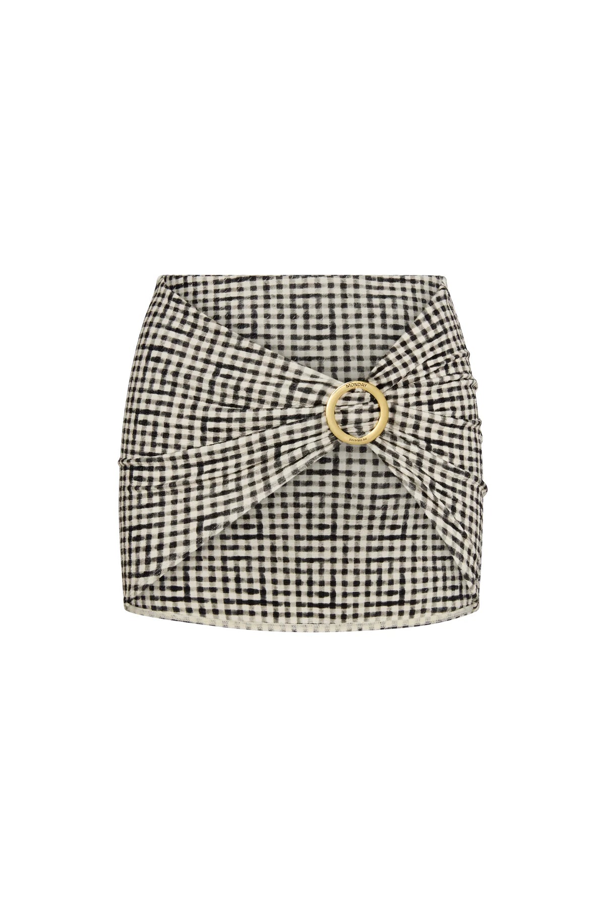 Jamaica Sarong - Black Gingham