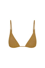 Kauai Top - Antique Gold Lurex Rib