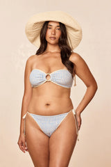 Le Marais Bottom - Sky Gingham