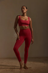 Acadia Legging Long - Cherry