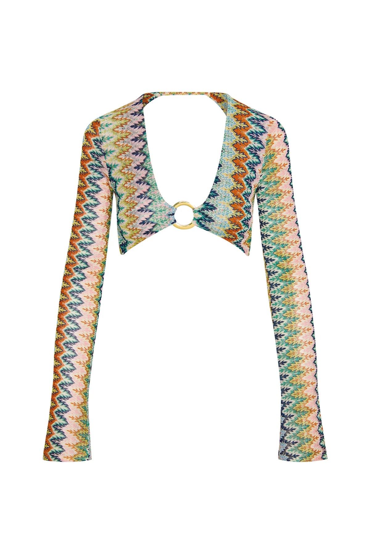 Montego Crop Top - Porto Cervo Multi