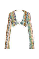 Montego Crop Top - Porto Cervo Multi