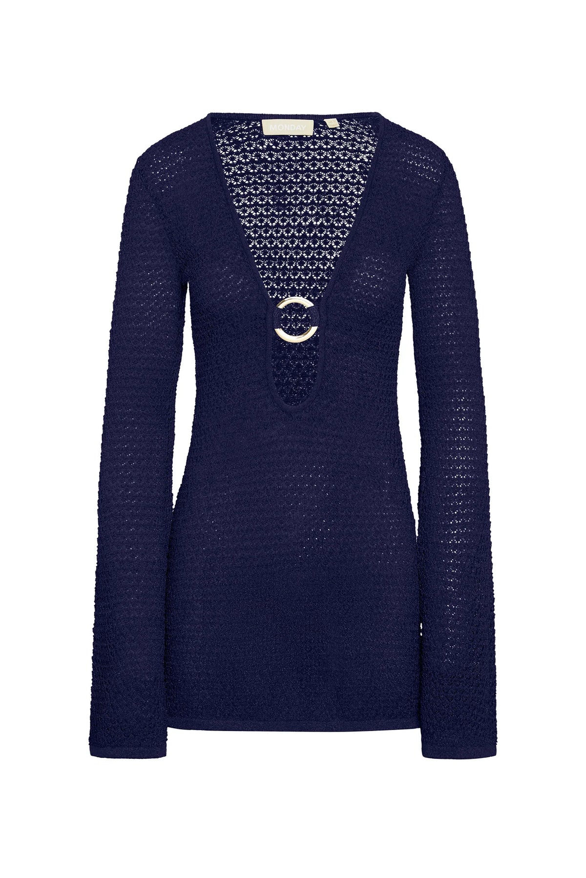 Montego Mini Dress - Midnight Lace Crochet