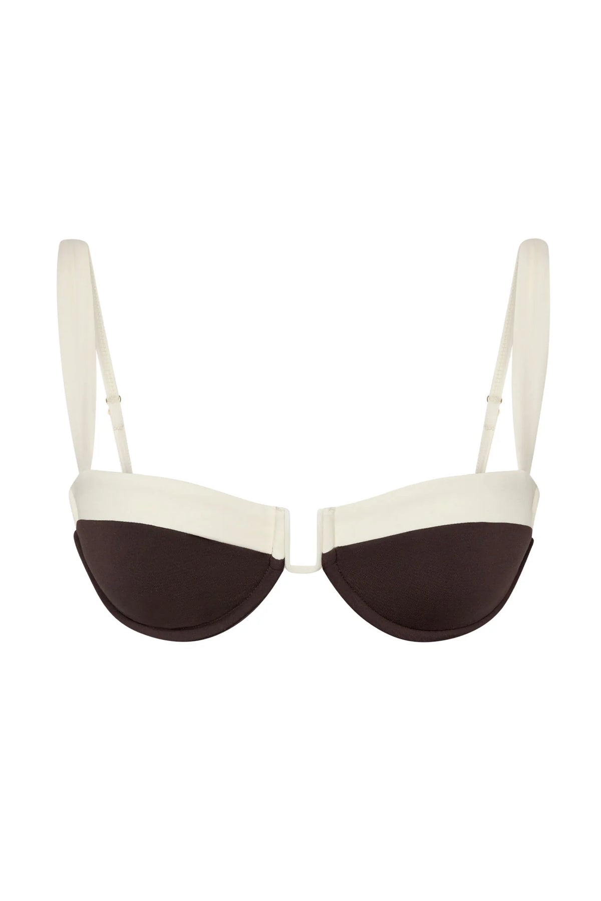 Cala Roja Top - Espresso/Ivory