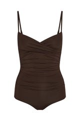 Bordeaux One Piece Full Coverage - Espresso