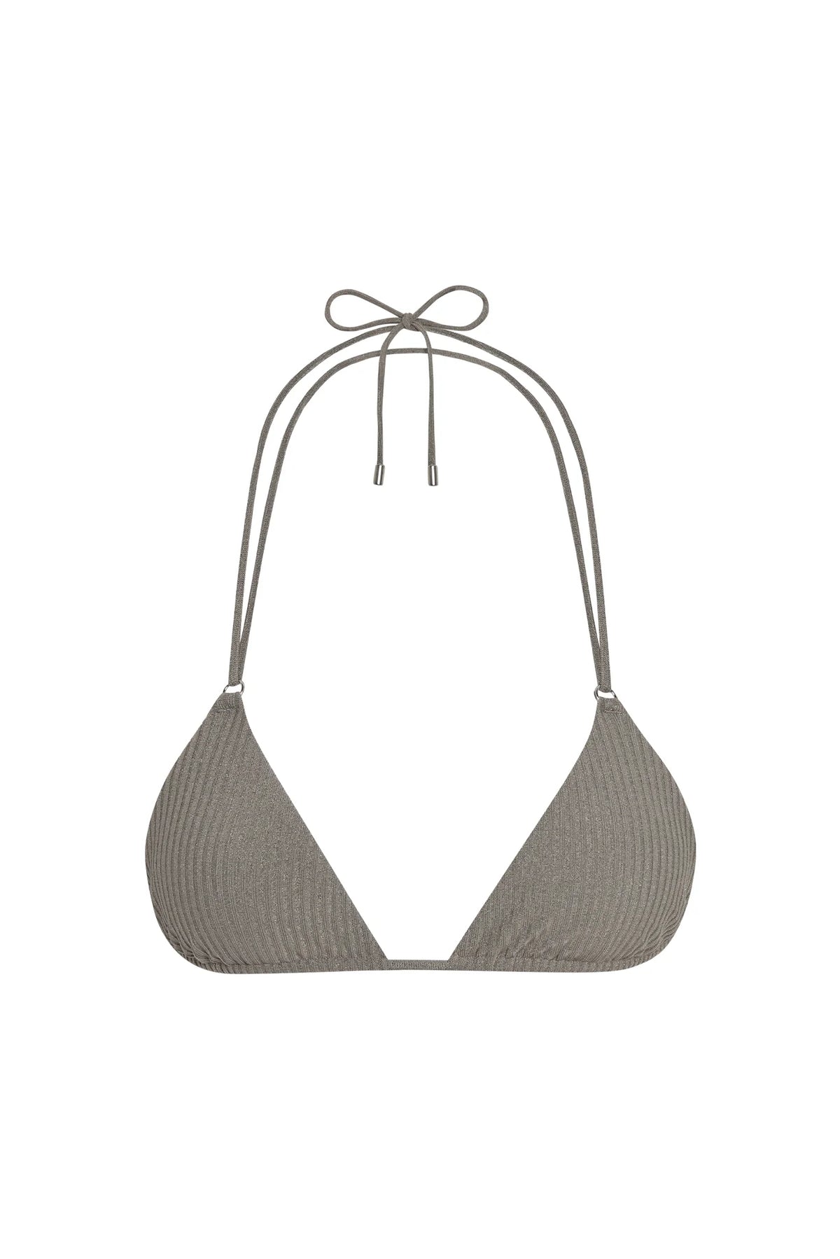 Hanalei Top - Steel Lurex Rib