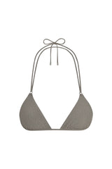 Hanalei Top - Steel Lurex Rib