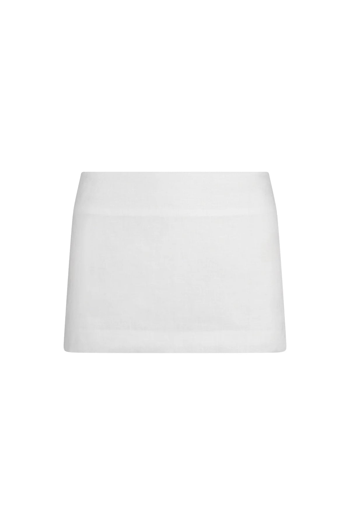 Fontelina Mini Skirt - White Linen