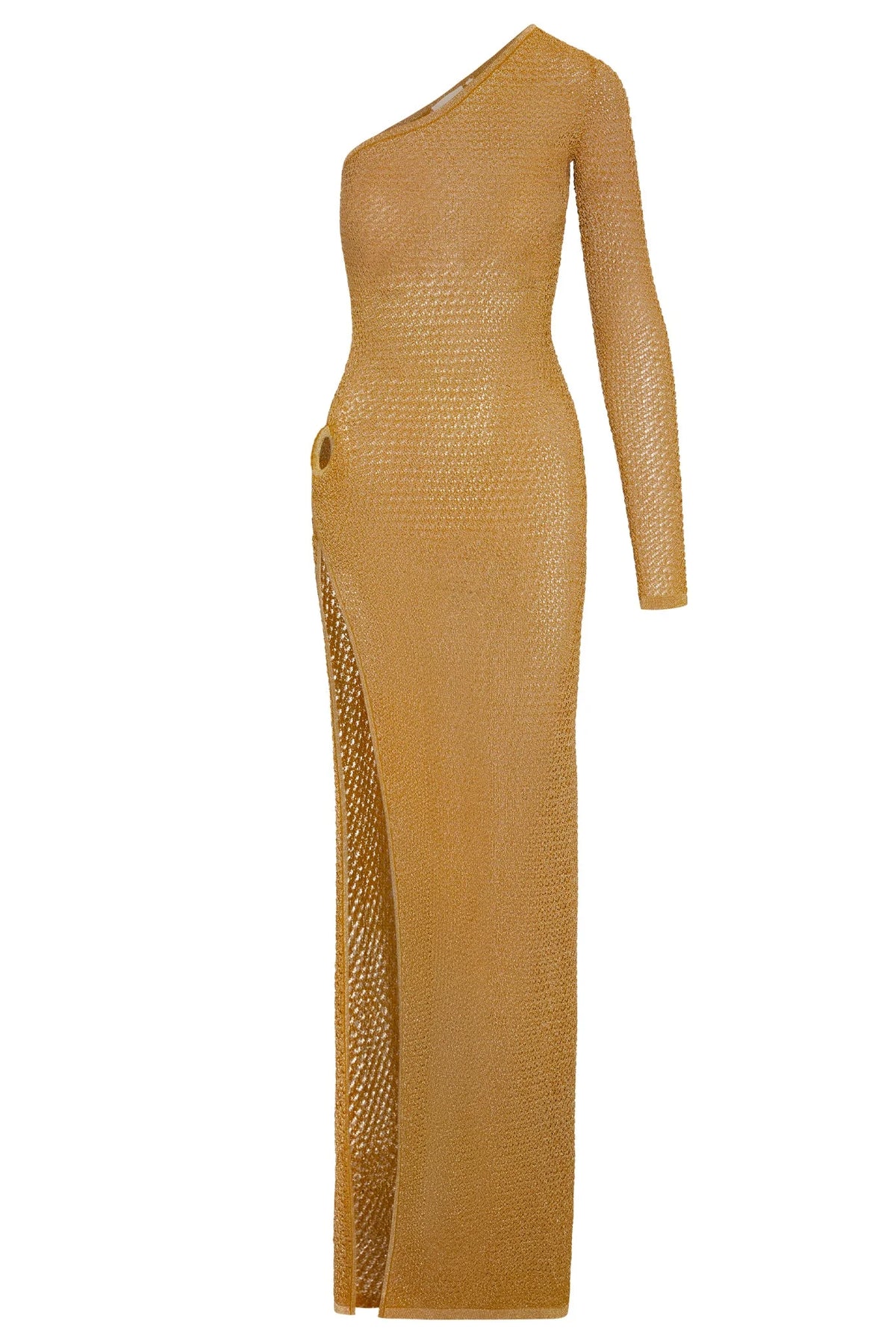 Palermo Dress - Antique Gold Lace Crochet