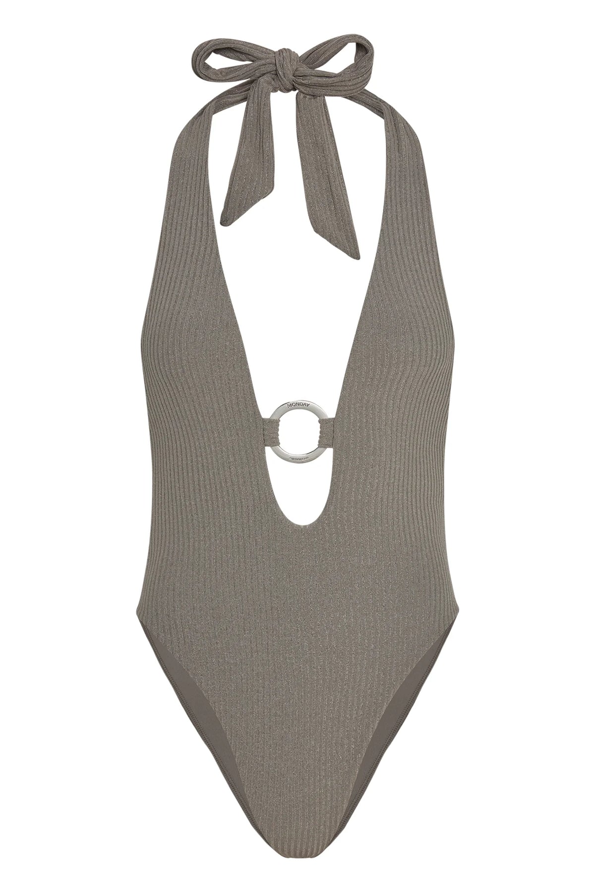 Montego One Piece - Steel Lurex Rib