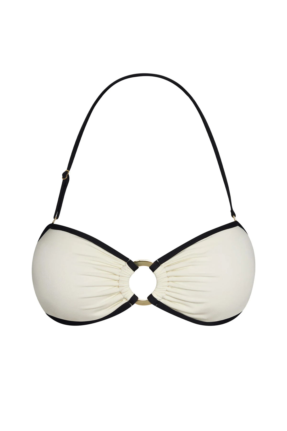 Costa Rica Top - Ivory/Black