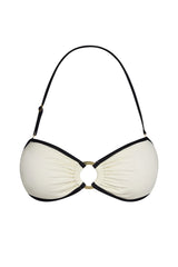 Costa Rica Top - Ivory/Black