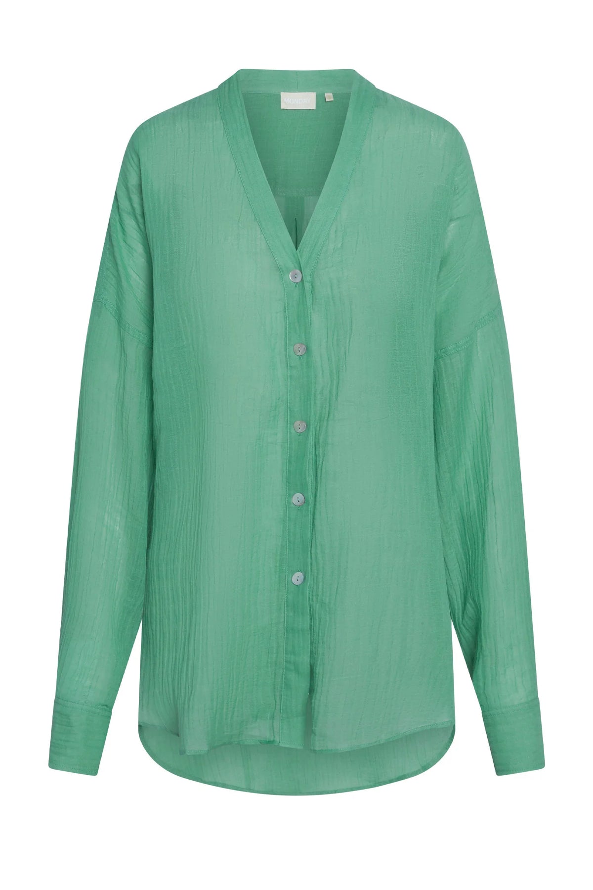 Barcelona Tunic - Pond Crinkle Linen