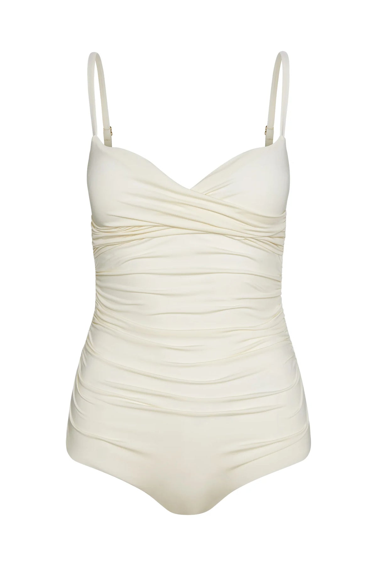 Bordeaux One Piece (Full Coverage) - Ivory