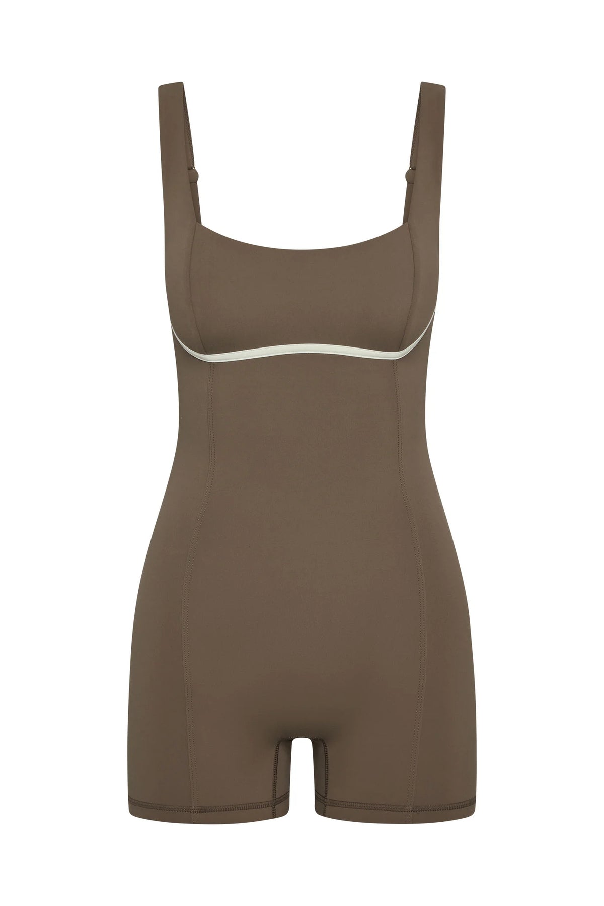 Zion Romper - Stone/Ivory Jersey