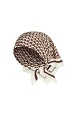 Monday Head Scarf - Husk Geo Silk