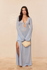 Montego Dress - Sky Lace Crochet