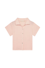 Pacific Beach Shirt Kids - Powder Pink Crinkle