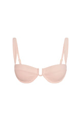 Cala Roja Top - Powder Pink Rib