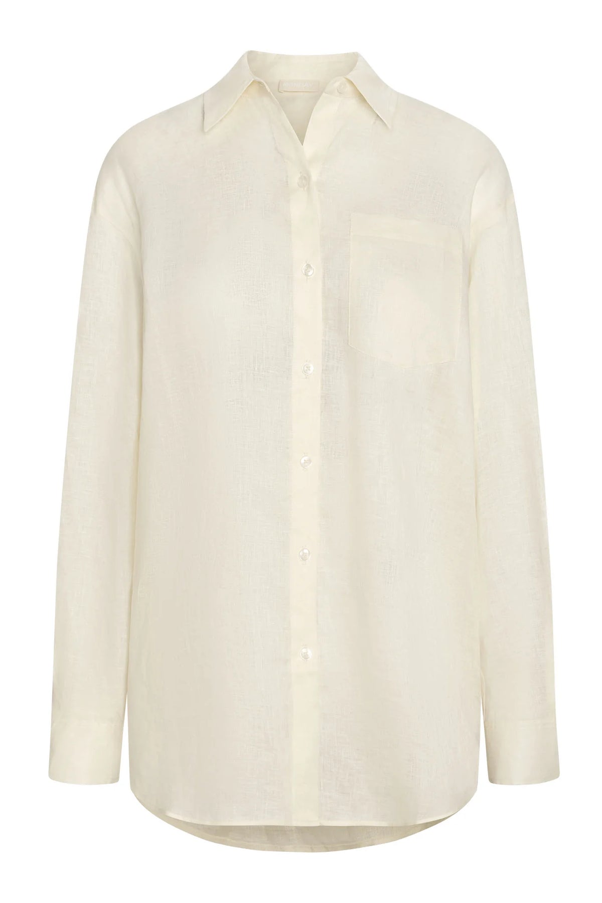 La Jolla Linen Shirt - Ivory Linen
