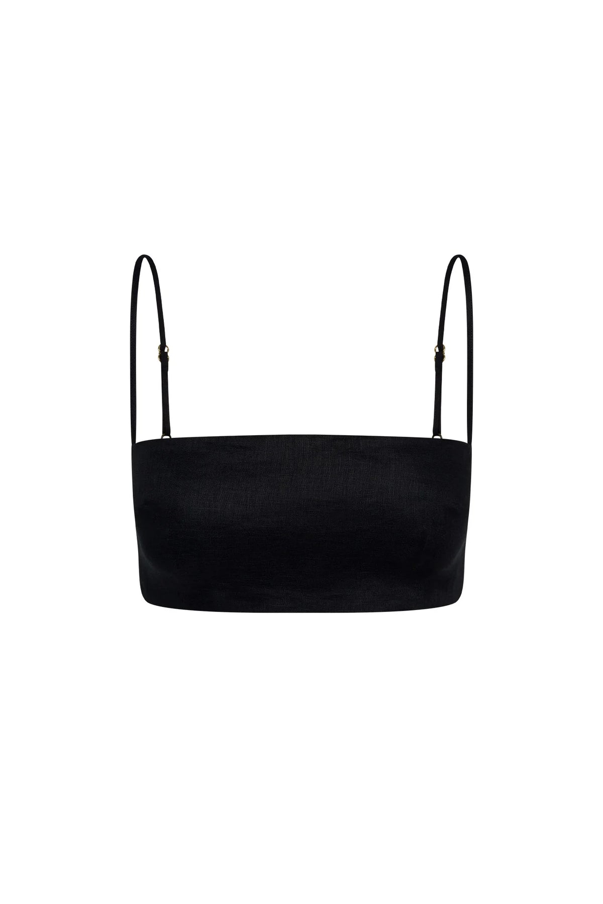 San Diego Top - Black Linen