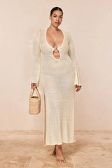 Montego Dress - Ivory Treble Knit
