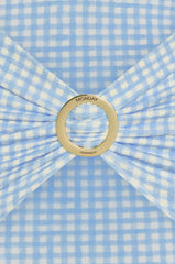 Jamaica Sarong - Sky Gingham