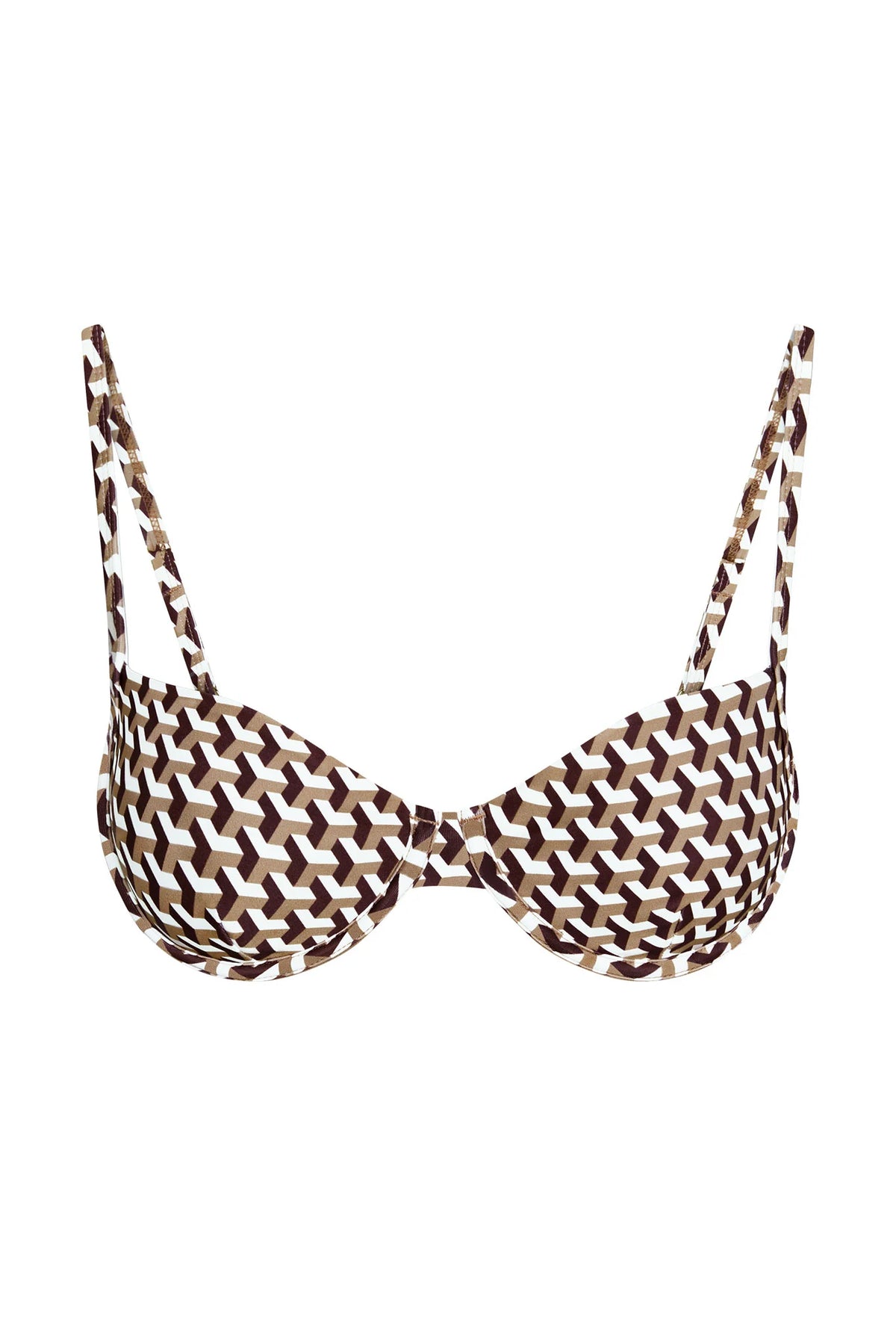 Capri Top - Husk Geo