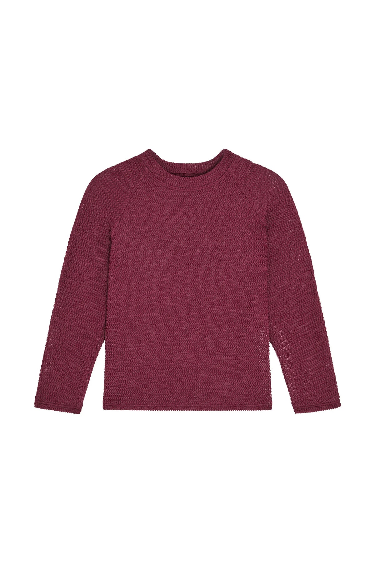 Bondi Rashguard Kids - Fig Crinkle