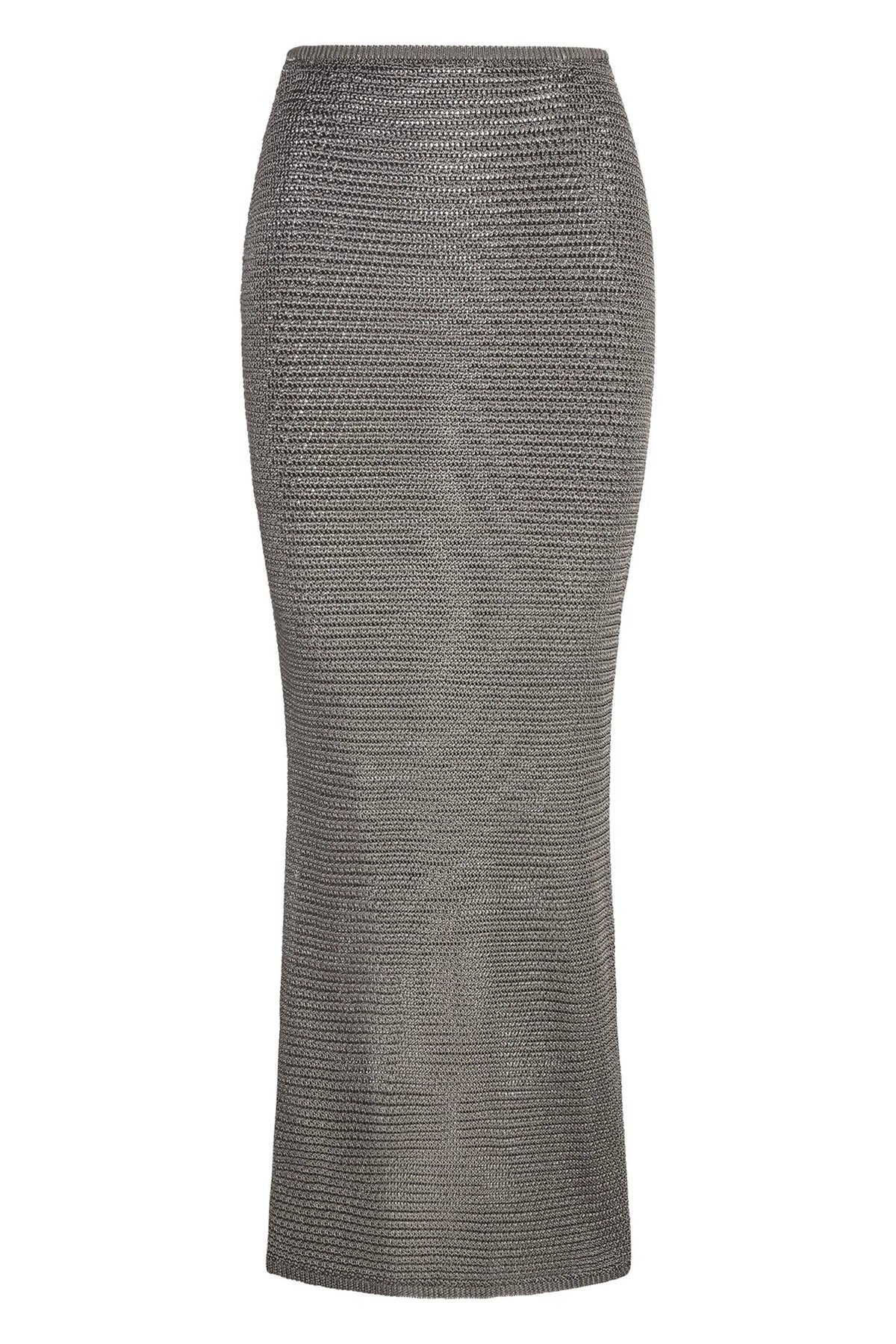 Fontelina Skirt - Steel Treble Knit