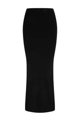Fontelina Skirt - Black Knit Rib