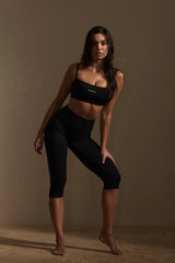 Acadia Cropped Legging - Black