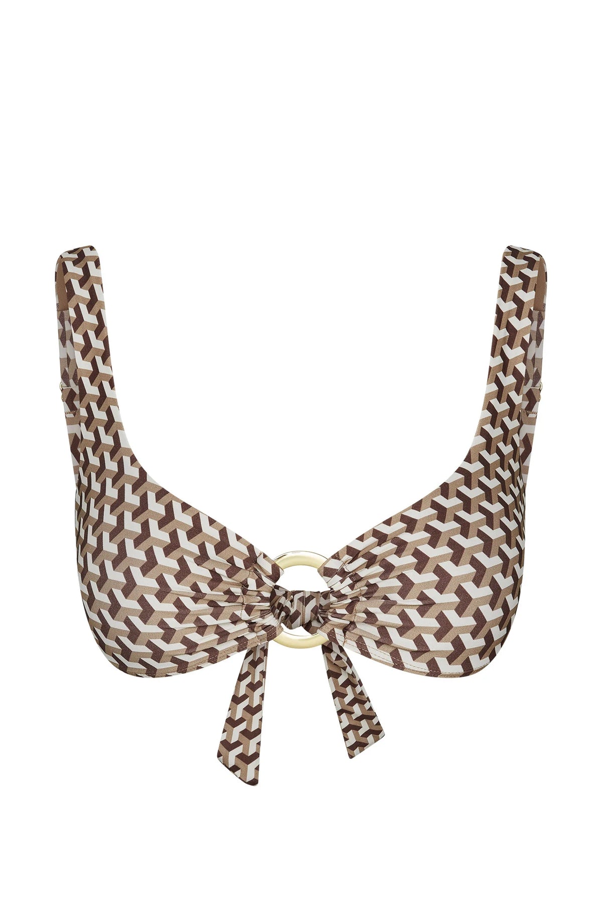 Barbuda Top - Husk Geo