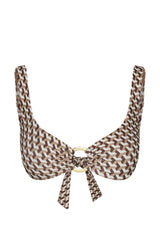Barbuda Top - Husk Geo