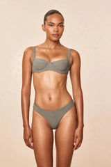 Sorrento Top - Steel Lurex Rib
