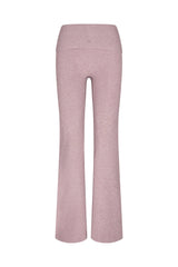 Melrose Flared Legging Long - Heather Mauve