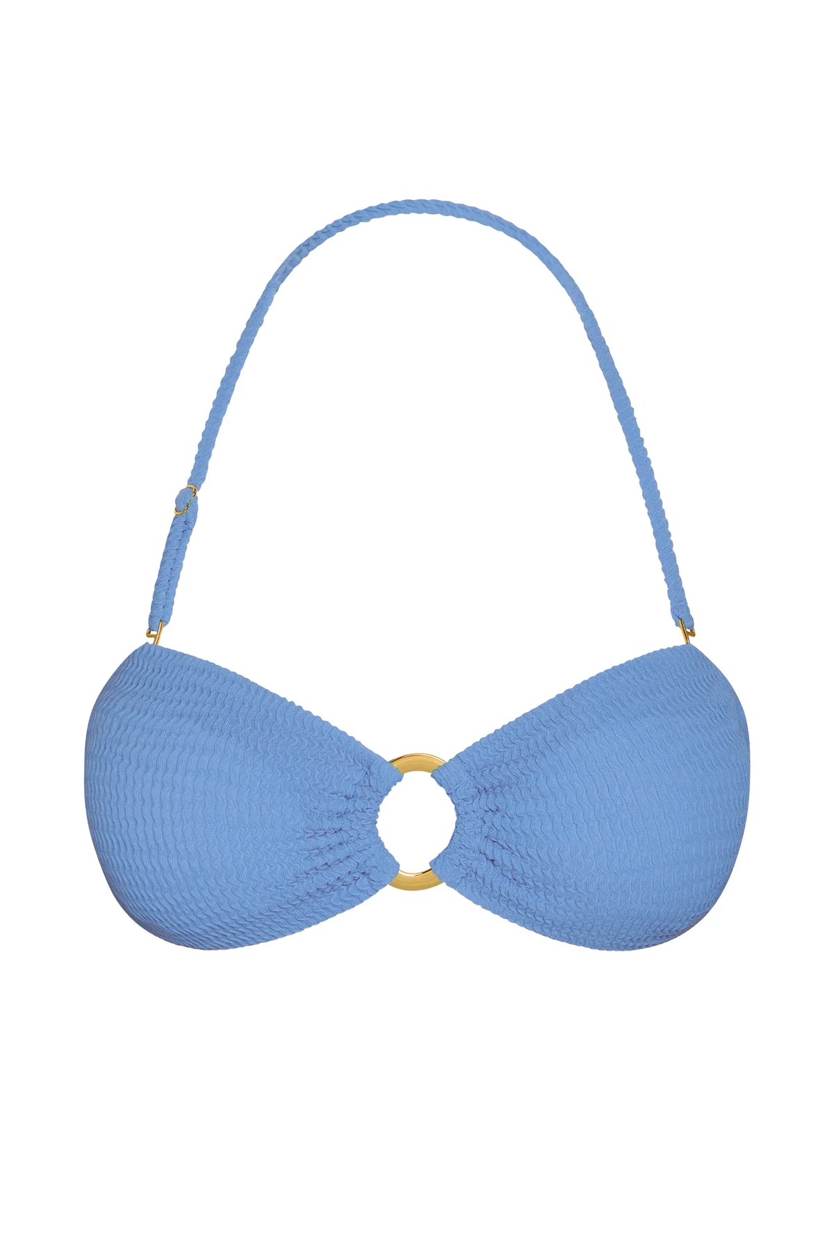 Costa Rica Top - Azure Crinkle