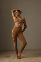 Acadia Legging - Caramel/Ivory