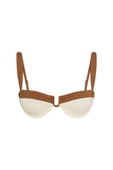 Cala Roja Top - Ivory/Caramel