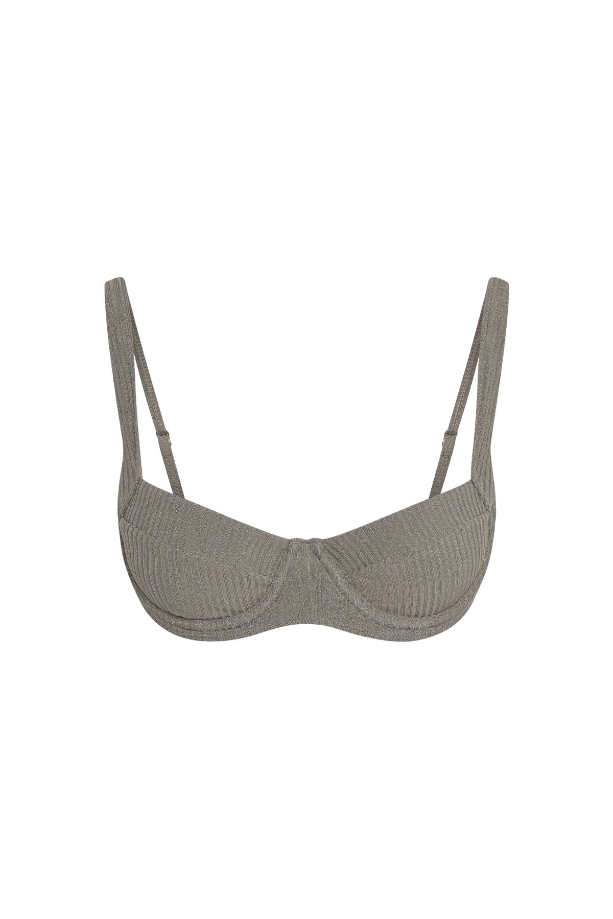 Sorrento Top - Steel Lurex Rib