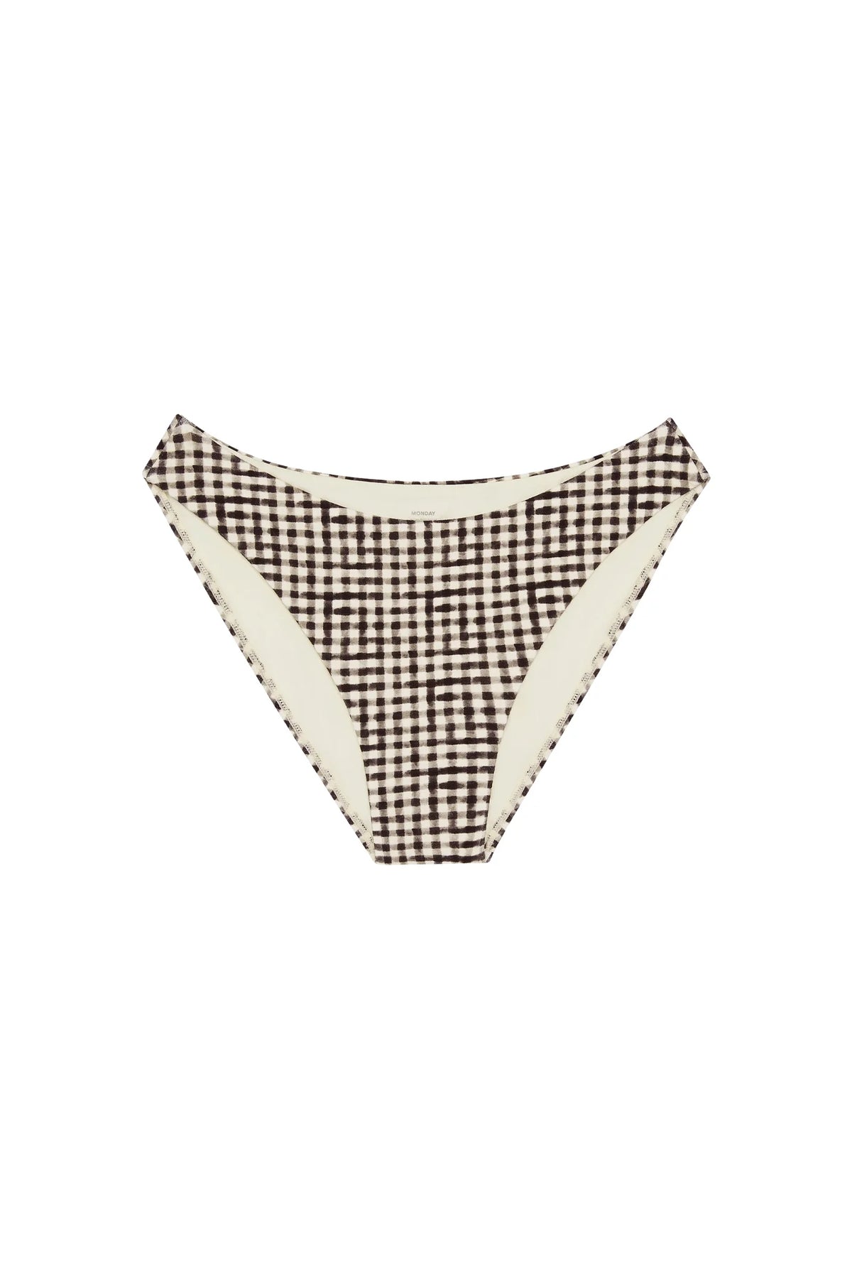 Seychelles Bottom - Black Gingham