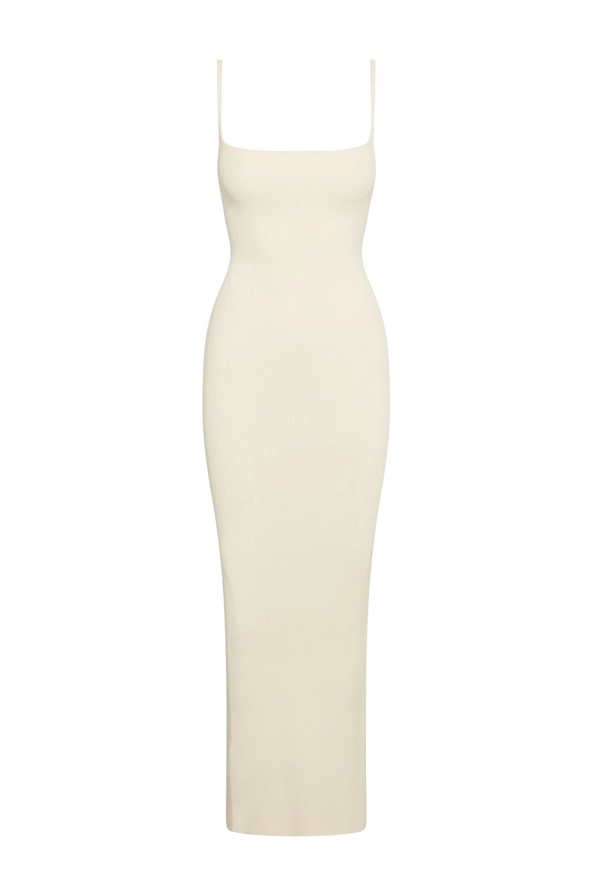 Provence Dress - Ivory Knit Rib