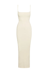 Provence Dress - Ivory Knit Rib