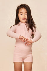 Hilo One Piece Kids - Powder Pink Crinkle