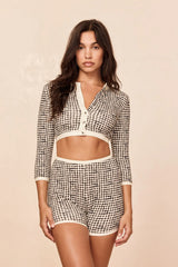 Santa Cruz Short Colorblock - Black Gingham