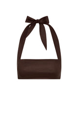 Montserrat Top - Espresso Linen
