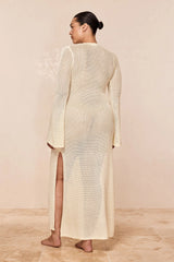 Montego Dress - Ivory Treble Knit