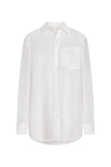 La Jolla Linen Shirt - White Linen