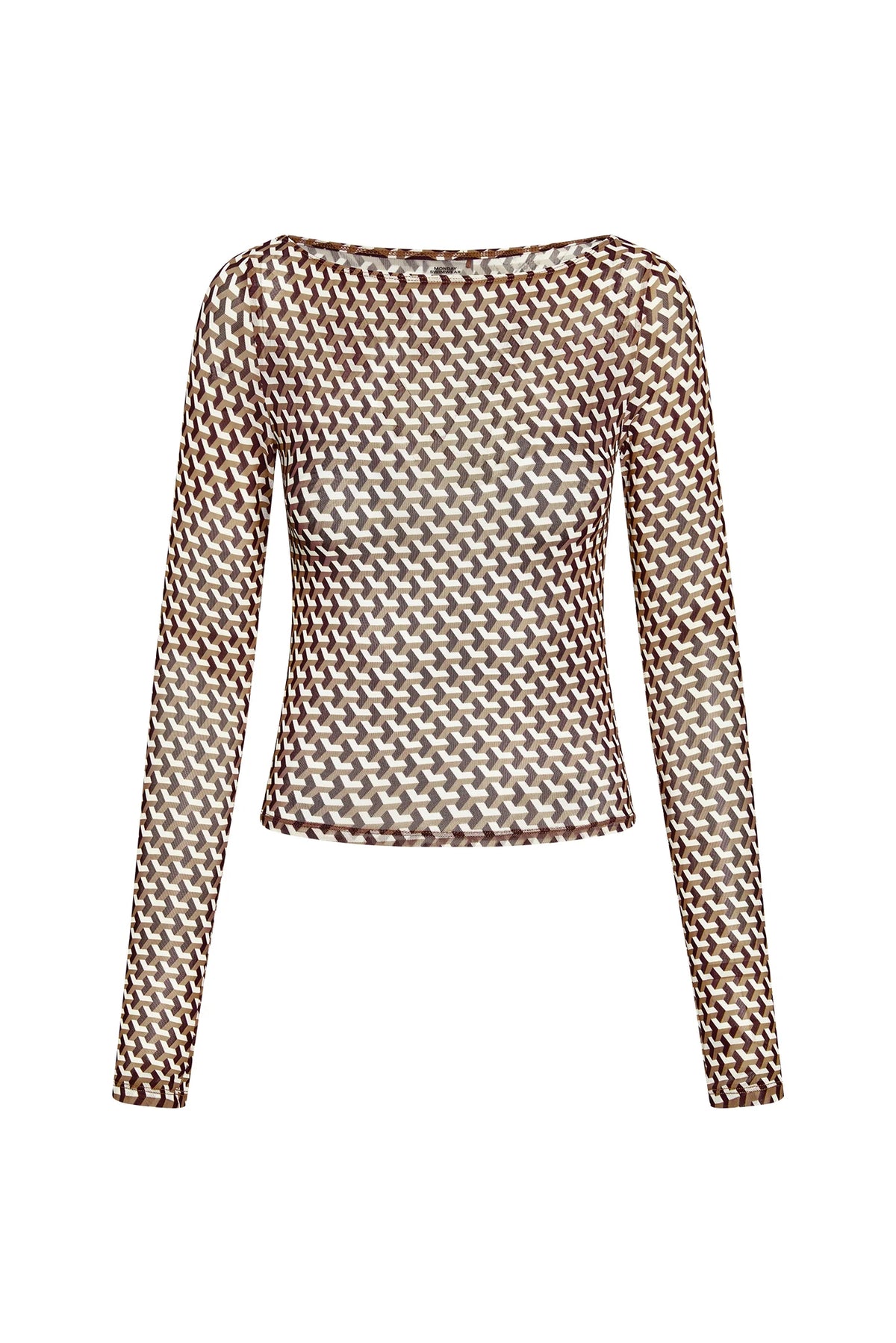 Ipanema Top - Husk Geo Mesh